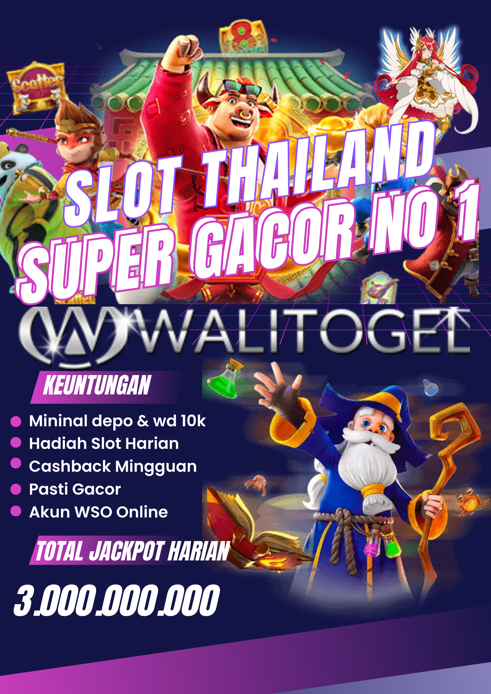 Akun Wso Slot : Situs Slot Resmi Server Thailand Super Gacor No 1 Malam Ini